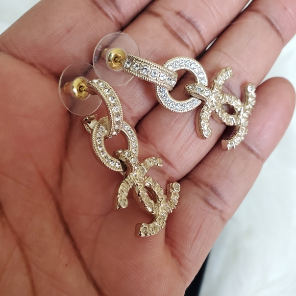 Chanel  golden/crystal 2021 costume earrings - Picture 11 of 15